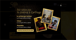 Desktop Screenshot of festivaldecarthage.com