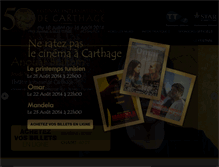 Tablet Screenshot of festivaldecarthage.com